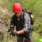 on Mauri e Miki Ferrata Burrone Giovanelli